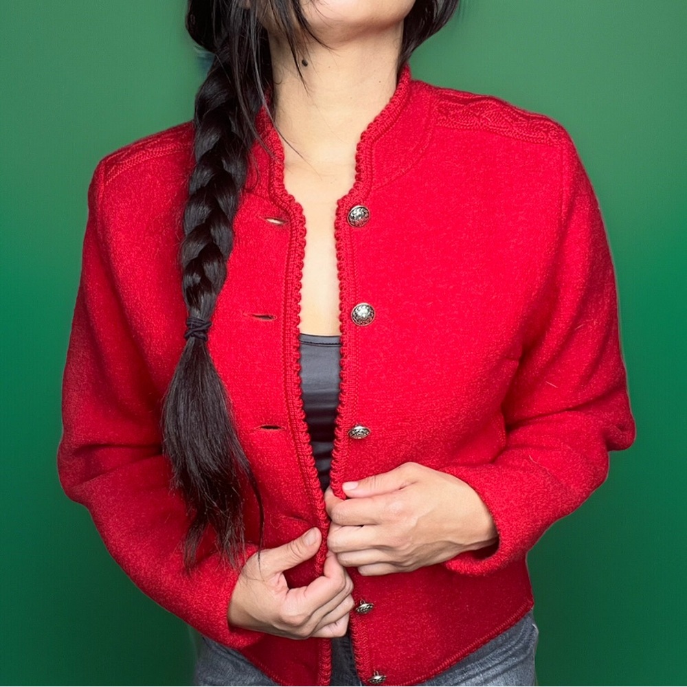 Vintage Wool Cardigan Sigi Scheiber